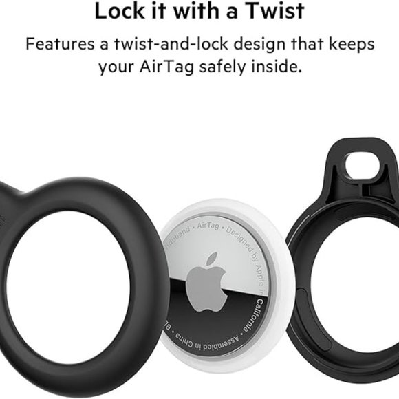 Belkin Apple AirTag Secure Holder with Key Ring - Picture 2 of 5